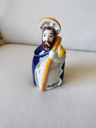 Figura Santiago Peregrino Cerámica GALOS