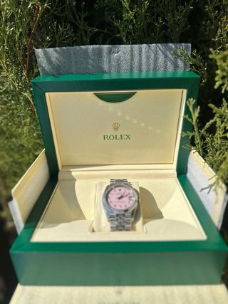 Rolex Cara Rosa Árabe