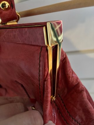 Borsa Miu Miu Hobo Bag vitello rosso