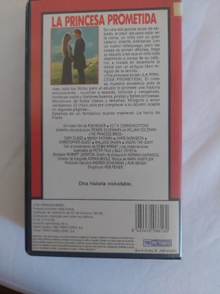 Película VHS La Princesa Prometida