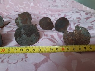 10 chiodi antichi in ferro battuto per porte antiche
