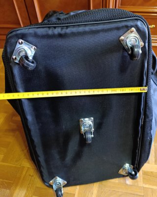 Bolsa de viaje extensible Rodelle negra