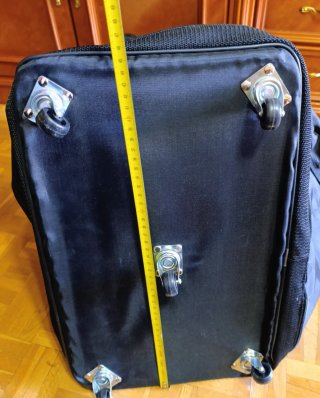 Bolsa de viaje extensible Rodelle negra