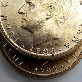 100 Pesetas 1988 SC Busto Mayor Fecha pegada