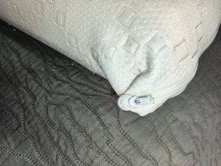 Almohada viscoelástica amarilla