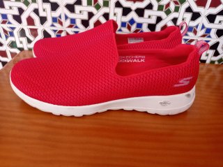 Zapatillas Skechers Rojas Mujer