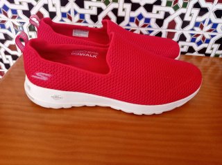 Zapatillas Skechers Rojas Mujer
