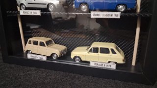 Diorama enmarcado Gama Renault Escala 1:43