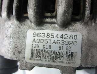 1507614 alternador 9638544280 peugeot 307 1.6 16v