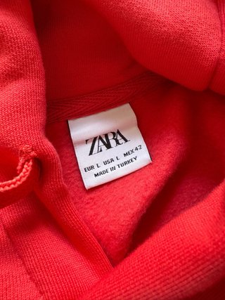 Sudadera Zara Roja/Rosa/Coral