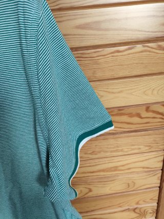 Polo Cortefiel verde rayas