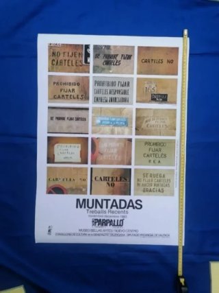 ARTE. MUNTADAS. CARTEL.
