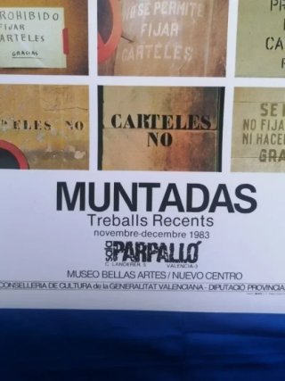 ARTE. MUNTADAS. CARTEL.