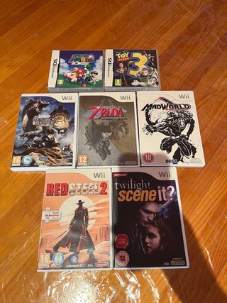 Lote Juegos Wii y Nintendo DS