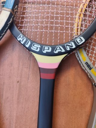 Raquetas Tenis Madera decoración Vintage Colección