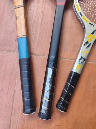 Raquetas Tenis Madera decoración Vintage Colección