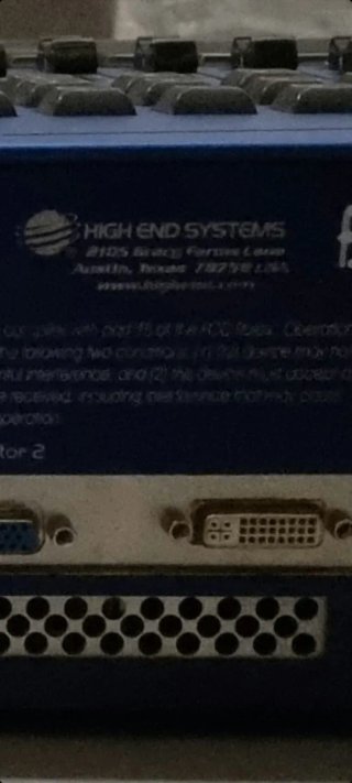 Consola Iluminación High End systems