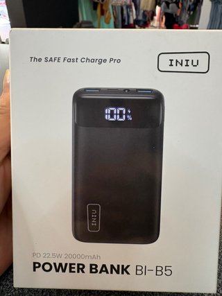 INIU Power Bank 20000mAh PD 22.5W