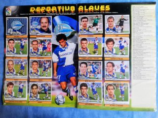 Álbum Liga 2000-01 Parte 1. Completo+Colocas+Ult F