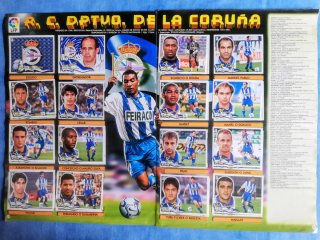 Álbum Liga 2000-01 Parte 1. Completo+Colocas+Ult F