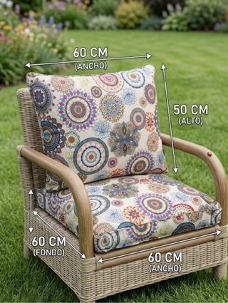 Conjunto cojines asiento + respaldo