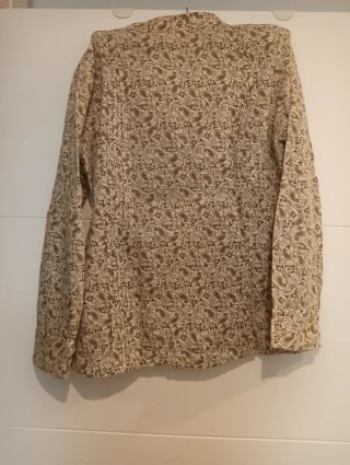Blusa Cachemir Marrón y Beige