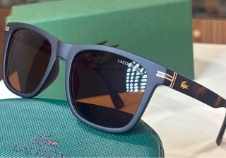 Gafas de sol Lacoste negras y marrones