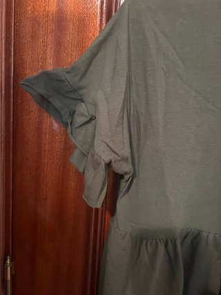 Vestido verde con volantes