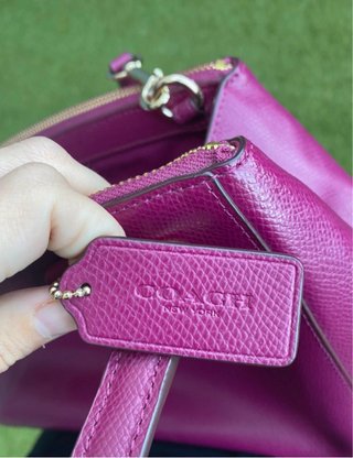 Bolso Coach Piel Buganvilla