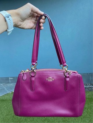 Bolso Coach Piel Buganvilla