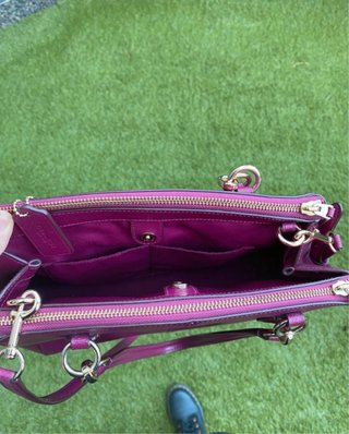Bolso Coach Piel Buganvilla