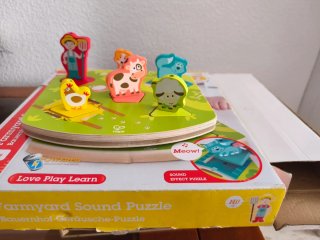 Puzzle madera animales safari, varios modelos