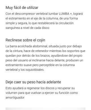 Descompresor Lumbar y Axial