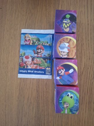 Muñecos Mario Bros McDonald's