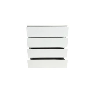 COMODA BERNI 4 CAJONES DISEÑO MINIMALISTA BLANCA