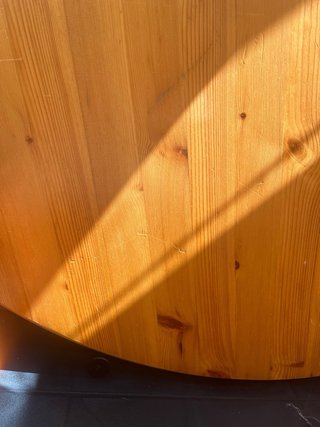 Mesa redonda madera IKEA
