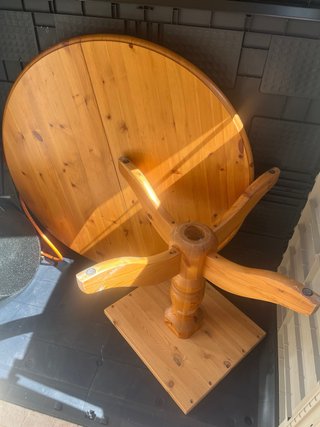 Mesa redonda madera IKEA