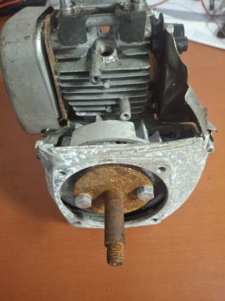 Bloque motor bomba agua gasolina