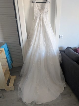 Vestido de Novia Blanco Encaje