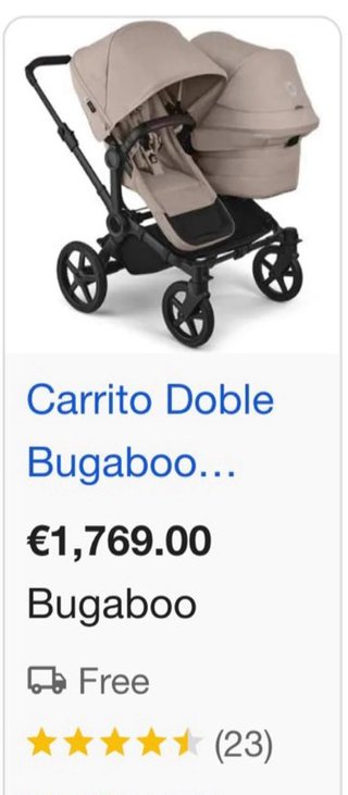 Bugaboo Donkey Doble Carrito