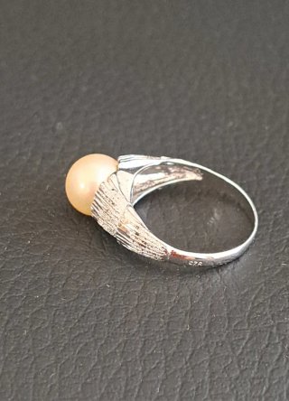 Anillo Vintage Plata y Perla
