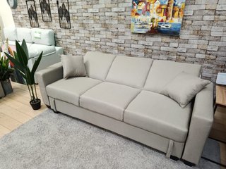 Sofá Cama Keyla con Arcon Beige