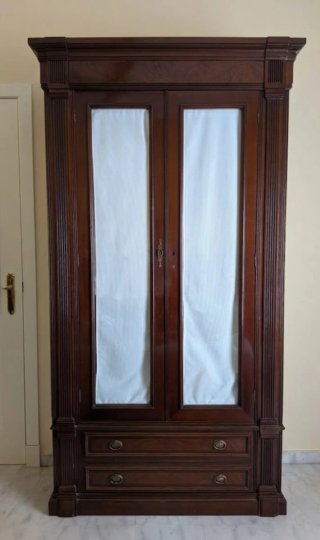 Dormitorio Lujo: Nogal Macizo