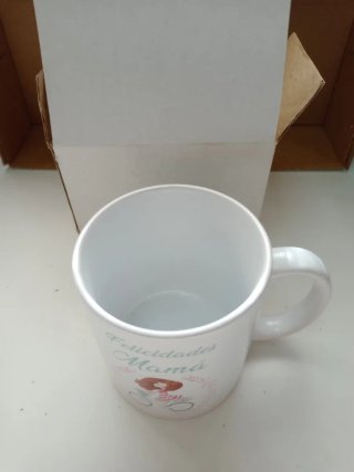 Taza Felicidades Mamá porcelana