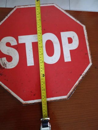 Placa Decorativa STOP Metal