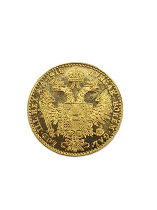 Moneda Oro 23k Ducado Austro-Húngaro 3.5gr 1915