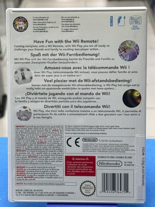 Wii Play Nintendo Wii