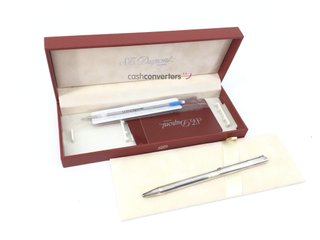 boligrafo dupont plateado