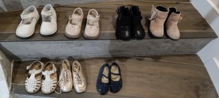 Lote de zapatos de niña número 23