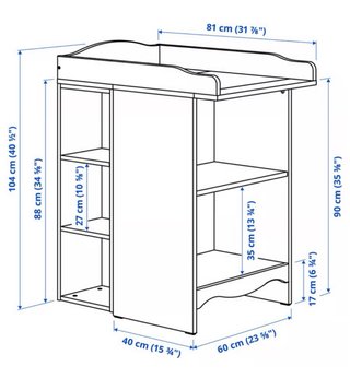 Cambiador Ikea SMAGORA